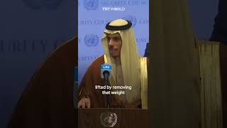 Saudi FM hits back at reporter’s Gaza refugee question