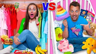 24 ЧАСА В ШКАФУ VS ДЕТСКАЯ КОМНАТА ЧЕЛЛЕНДЖ!