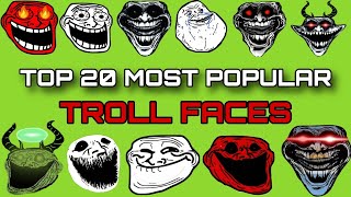 TOP 20 MOST POPULAR TROLL FACES IN GREEN SCREEN | LIOR EXPLAINER #trollface