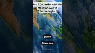 Top 5 Countries with the Most Innovative Technologies #shorts  #fact #top5 #countries #world