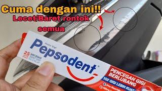 Hilangkan Lecet/Baret di body motor Pake ini