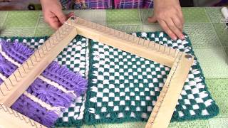 Плетение на рамке без сшивания/ Weave on the frame without stitching. ХоббиМаркет