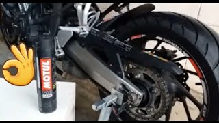 cb 650f lubrificando a relação