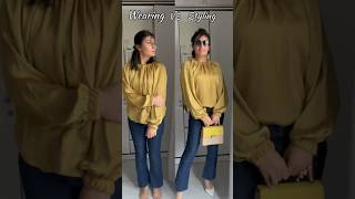 Wearing VS Styling🥰 #entertainment #video #fashion #new #reels #viral #dress #trending #shorts#best