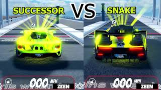 Successor VS Snake Roblox Jailbreak Speed Test