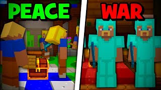 100 Players Simulate Civilization In Minecraft Treasure Wars