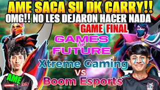 🔥AME ENSEÑA como JUGAR DK CARRY😲XTREME GAMING vs BOOM ESPORTS[Game Final] Games of the Future 2024