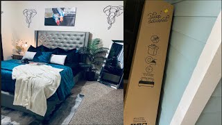 Ashley Chime mattress in a box review | bedroom makeover/refresh