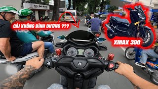 Phản Ứng Của Mọi Người Khi Thấy Chiếc Xuồng Xmax 300 - Yamaha Xmax 300 Pô Titan