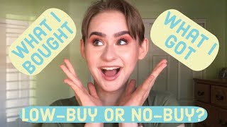 Low-Buy Update | Birthday Makeup Haul + No Buy Intro!