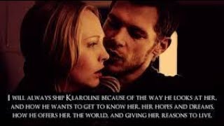 They are referred to as "Klaroline" by fans