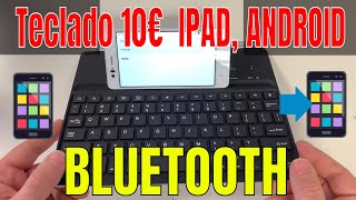 Teclado Bluetooth 10€ IPAD, MOVIL, TABLET, fácil de usar y perfecto para regalar!! 2018