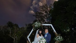 Couple marries while Taal volcano erupts in the Philippines