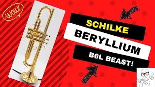 A Commercial Beast!  Check out this 1970's Schilke B6LB Trumpet in Gold Plate with Beryllium bell!