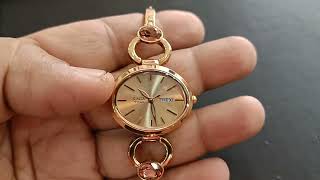 Titan Raga for Women With Day Date Feature Review #navyawatchgallery