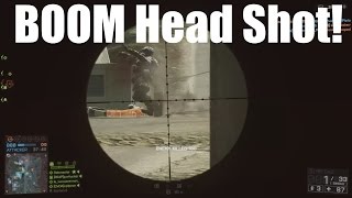 Battlefield 4 - awesome sniper head shot montage