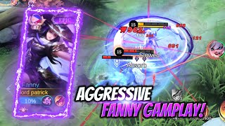 FANNY GAMEPLAY!! (SUPER SPEED CABLES ⚡) - AGGRESSIVE GAMEPLAY! | XINN26