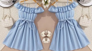 Beautiful design baby frock cutting and stitching//Baby frock design//Style by Rano