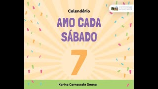 Calendario "Amo Cada Sábado" - en Español