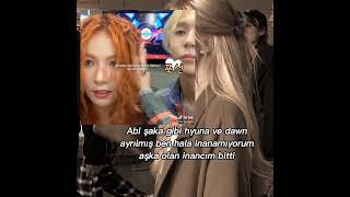 Hyuna ve dawn ayrılmış hyuna bu gün postunda paylaşmış inanmıyorum#itzy #midzy #kpop #shorts