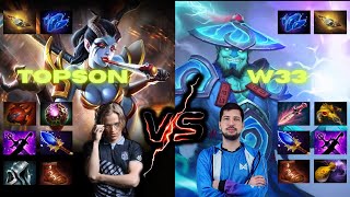 TOPSON vs W33- 2X TI Champion VS 2X TI FINALIST