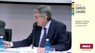 Il professor Carlo G. Lacaita interviene al convegno "L'impresa del terzo millennio"