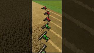 FS22 MacDon and Johndeere Pack Harvest #agriculture #farm #farming #macdon #johndeere #pack #fs22