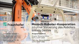 Mensch Roboter Kooperation - Gestensteuerung