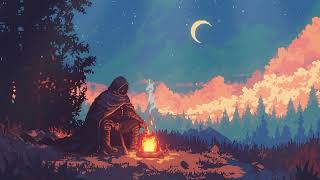 Rest here Traveler... calming and relaxing video game with fire ambience