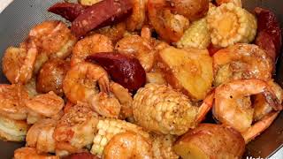 CAMARONES CON CAJUN..CAJUN SHRIMP