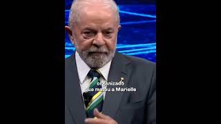 Lula questiona a relação de Bolsonaro com o crime organizado