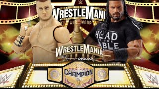 MJF VS ROMAN REIGNS U.S TITLE MATCH|WRESTLEMANIA MAIN EVENT|WWE PIC FED