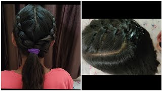 crown hairstyle for girls || hair style girl || hairstyles for shining hair