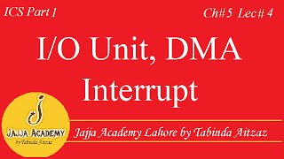 Input Output Unit| Direct Memory Access| Interrupt