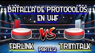 Comparativa de protocolos GNSS para radio UHF (Parte 2): Trimtalk vs Farlink