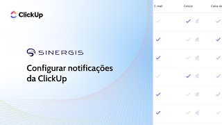 ClickUp - Configuração de Notificações