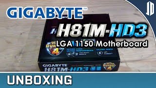 GIGABYTE H81M-HD3 (Rev 1.0) LGA 1150 Motherboard Unboxing + Overview