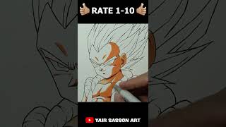 Drawing Gotenks Super Saiyan! #shorts #painting #dbz