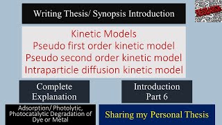 Thesis 2f |How to Write Thesis/ Synopsis Introduction|Sharing My Personal Thesis| Young Researchers