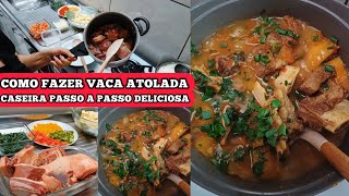 COMO FAZER VACA ATOLADA CASEIRA😋+FAXINA LIMPEZA ORGANIZAÇÃO+ROTINA SER MÃE DONA DE CASA NÃO É FÁCIL🫡