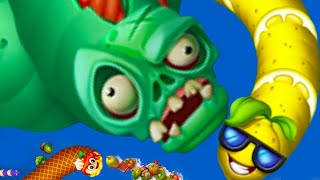 🐍WORMSZONE.IO #|08 GIANT SLITHER SNAKE TOP 01 / Epic Worms Zone Best Gameplay! | Biggiun TV