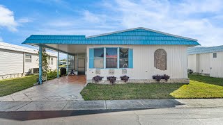 Lake Front Palm Harbor Model Manufactured Home Nicely Updated in Florida