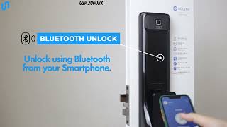 Solity GSP-2000BK || Push Pull Type || The Ultimate Keyless Security Solution