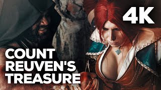 The Witcher 3 Next Gen 4K - Count Reuven's Treasure (Gameplay)