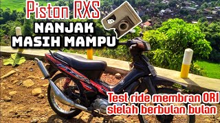 test ride piston RXS membran ORI YAMAHA Memang mantab mesin sekarat #fizrmotovlog