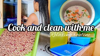 Cooking and Cleaning in an African Home #africanhome #relaxingvlog