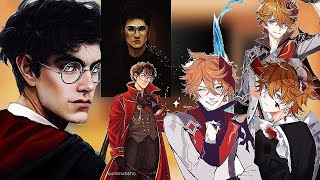 Harry Potter react to Harry as Tartaglia /Реакция ГП на Гарри это Тарталья. НА ЗАКАЗ