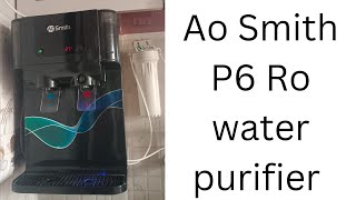 Ao Smith P6 water purifier// Inline filter Replace installation