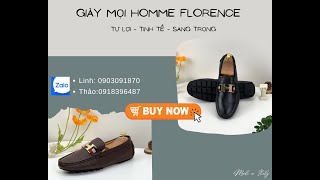 Giày mọi Homme - giày làm từ da bò "siêu êm - mềm"