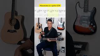 Maranata é o grito ICM Contrabaixo Partitura e tablatura #igrejacristamaranata #baixo #bass